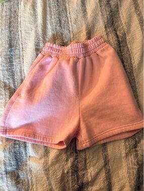 PrettyLittleThing Pink Fleece Shorts Size 4